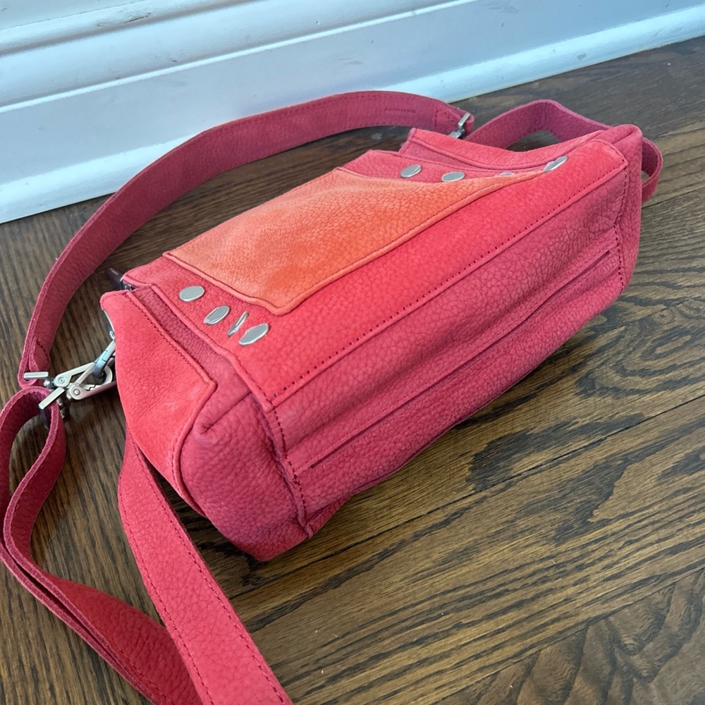 Hammitt Sonoran layered nubuck red and Orange medium Bryant Bag - Picture 8 of 15